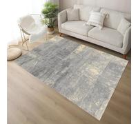 Modern ile Yellow & Gray 80x150 cmAesthetic Living Room & Bedroom Decor with Contemporary Prints in & Blu Accent