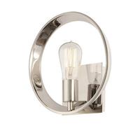 Modern Imperial Silver Wall Light With E27 Led Bulb For Stylish Interiors
