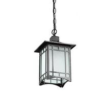 Modern Industrial Metal Waterproof Glass Cover External Pendant Light Outdoor Ceiling Hanging Lamp Adjustable Suspended High Villa Courtyard Gazebo Corridor P