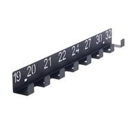 Modern Industrial Tool Hangers Wall Mounted Iron Design Wrench Rack for Garage Workshop Organization for Scissors Iron Wall Mounted Tool Rack