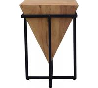 Modern Industrial Triangular Large Side Table