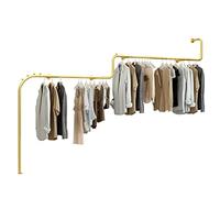 Modern Industrial Wall Display Stand for Weddings Clothing Stores Creative Showcase/Silver Stylish Decor Unique Retail Fixture Versatile Display Solution