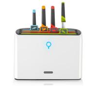 Modern Innovations Smart Cutting Board and Knife Set, Self-Cleaning With Knives Holder, Color Coded Set, All-in-One Cleaning Kitchen Tool