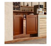 Modern Interior Wood Swing Door - Saloon Style Half Door for Kitchen Cafe Bar Pub Entrance - Complete with Hardware Size: 140x80cm (55.1x31.5in)