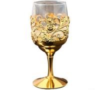 Modern Iron Frame Liquor Cup Gold Finish Stylish