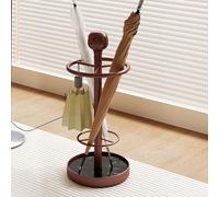 Modern Iron Umbrella Stand 11.8" - Stylish Indoor Holder with Drip Tray & Hook, Floor Standing Cane Rack for Entryway, Home & Office Storage Solution (A, 25x52cm/9.8x20.5in)