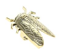 Modern Irregular Metal Stylish Jewelry Eye Catching Exaggerated Cicada Shape Fashionable Irregular Charm