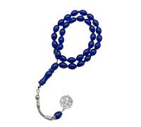 Modern Islamic Acrylic Oval Shaped Beads Prayer Rosary for Mindfulness Compact Size Modern Meditation Beads, フリーサイズ