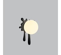 Modern Italian Minimalist Wall Lamp - Scandinavian Designer Sconces for Bedroom, Bedside, Corridor, Aisle & Rest Area - Stylish Mounted Lighting Fixture (Black)