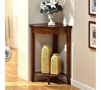 Modern IV Wood Rectangular Side Table with 2 ShelvesStylish Accent Table for Small Spaces and Living omsVersatile Design for Home Décor