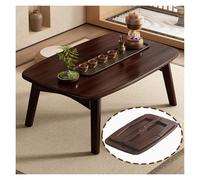 Modern Japanese Folding Bamboo Coffee Table Low Sitting Table for Living Room SpaceSaving Design No Assembly Needed Stylish and Functional Furniture