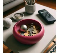 Modern Key and Coin Tray: Organiser Bowl (Matt Plum)