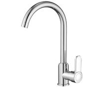Modern Kitchen Faucet with 360° Swivel Spout, Single Lever Control, Universal Connection Hot and Cold Water Mixer Tap for Sink