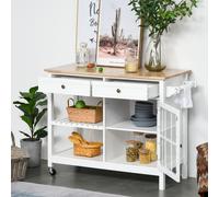 Modern Kitchen Island on Wheels