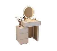 Modern Kmmde Makeup Vanity Table with Drawers for Small Bedrooms Space-Saving Design Stylish and Functional Dressing Table for Women