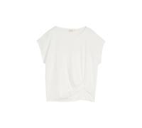 Modern Knot Round Neck T-Shirt Women Tom Tailor Blanc S
