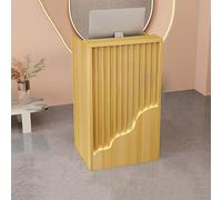 Modern L-Shaped Reception Counter Table with Open Shelves & Drawers - Perfect for Supermarkets Convenience Stores Hotels & Offices - Stylish Customer Service Desk