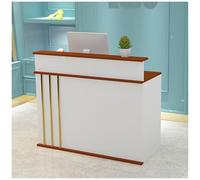Modern L-Shaped Reception Desk for Office & Retail Stylish Customer Service Counter for Entry Halls & Hair Salons 4.1m x 0.5m x 1m Spacious & Functional Design