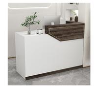 Modern L-Shaped Reception Desk with Drawers - Perfect for Small Offices & Corporate Lobbies Elegant Design & Functional Space Efficiency for Enhanced Work Productivity