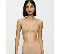 Modern Lace + Cotton Bra Without Underwiring beige