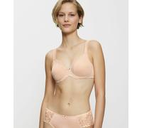 Modern Lace + Cotton Full Cup Bra beige