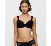 Modern Lace+Cotton Full Cup Bra Black