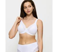 Modern Lace + Cotton Full Cup Bra White
