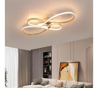 Modern Lamp with Remote Control for Room (Gold, L60cm)