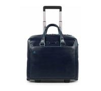 Modern Laptop Business Trolley Bag - female - Piquadro - Cabin Bags - Blue - ONE SIZE - Suitcases ONE SIZE