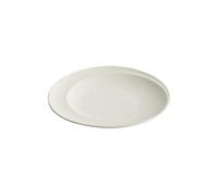 Modern Large Dinner Plates 10.6-inch White Ceramic Dish Plate Home Kitchen Appetizer Shallow Cold Restaurant Commercial Tableware Stackable Dinner Plates