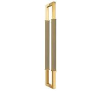 Modern Large Door Pull Handle - 24/32/47/59Inch, Double-Sided Ladder Style Stainless Steel Push Pull Bar Door Handle for Wood, Glass, Steel Doors (Gold 120Cm(47.2In))