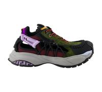Modern Leather and Fabric Baskets - male - Versace - Sneakers - Multicolor - 7 1/2 UK - Shoes 7 1/2 UK