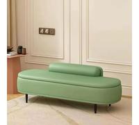 Modern Leather Storage Ottoman Upholstered Footrest with Mattress Multi Functional Bed End Seat Sofa Pouf for Living Room Entryway Dining Room