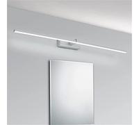 Modern LED Bathroom Mirror Light 6000K Cool White IP44 Waterproof AntiFog Acrylic Makeup Lamp for Iron Mirror Cabinet 100cm Black Design