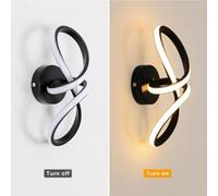Modern Led Ceiling Light 30 Cm Black 3 Color Lights