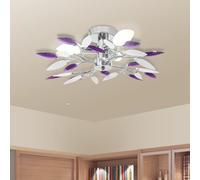 Modern LED Ceiling Light Crystal Chandelier Living Room Bedroom Pendant Lamp