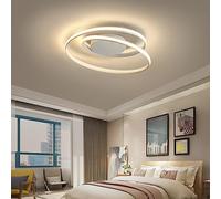 Modern LED Ceiling Light Dimmable Ceiling Lamp Creative Design Ceiling Lamp Ceiling Light for Kids Room Living Room Bedroom Office Dining Room and Kitchen Dining Table Pendant Lamp (White, L60cm)