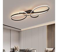 Modern LED Ceiling Light Dimmable Living Room Ceiling Lamp with Remote Control,Bedroom Lighting Fixture Creative Aluminium Design Interior Light, Flush Mount Chandelier for bedroom living room kitchen