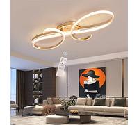 Modern LED Ceiling Light Dimmable Living Room Ceiling Lamp with Remote Control,Bedroom Lighting Fixture Creative Aluminium Design Interior Light, Flush Mount Chandelier for bedroom living room kitchen