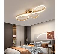Modern LED Ceiling Light Dimmable Living Room Ceiling Lamp with Remote Control,Bedroom Lighting Fixture Creative Aluminium Design Interior Light, Flush Mount Chandelier for bedroom living room kitchen