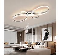 Modern LED Ceiling Light Dimmable Living Room Ceiling Lamp with Remote Control,Bedroom Lighting Fixture Creative Aluminium Design Interior Light, Flush Mount Chandelier for bedroom living room kitchen