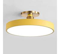 Modern LED Ceiling Light Fixture - 36W Tri-tone Macaron Design, Energy-saving Flush Mount Lamp for Entrances, Corridors, Restaurants - Stylish Circular Ceiling Lighting