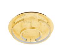 Modern Led Ceiling Light Gold Leaf D.38cm GL0554