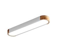 Modern Led Ceiling Light, Minimalist Wood Flush Mount Ceiling Light Fixture, 3000K/4000K/6000K 3-Color Adjustable, Nordic Macaron Style Ceiling Lamp for Bedroom Hallway Kitchen Living Room, JYLSSKUK