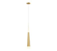 Modern LED Ceiling Light Modern Loft led Pendant Lights Gold Chandelier Conical Ceiling Lamps Aluminum Acrylic Hanging Light,for Bedroom
