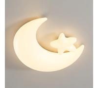 Modern Led Ceiling Light Semi Flush Mount Ceiling Light Fixture for Bedroom, Acrylic Moon Ceiling Lamp Cream Style Ceiling Light, Close to Ceiling Mount Light/a