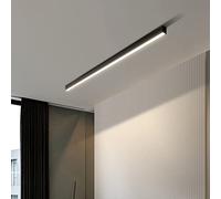 Modern LED Ceiling Light Slim Strip Light 2.6ft 80cm 16W Batten Light Tri-Color Temperature Adjustment Suitable for Garage Office Cellar Shop Warehouse Basement School Bathroom Restaurant Hotel