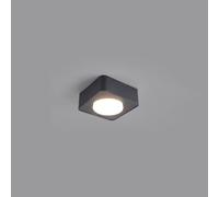 Modern Led Ceiling Light, Square Exposed Mounted Downlight, 3000K/4000K/6000K 3 Color Adjustable Ceiling Downlight, Hardwired Indoor Ceiling Lamp for Hallway Corridor Kitchen Foyer, JYLSSKUK, Dark
