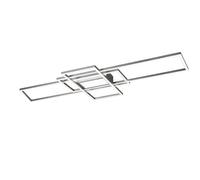 Modern LED Ceiling Light With Remote Control Nickel Design TR067