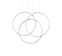 Modern LED Chandelier White Circles Design Living Room Kitchen DL1627